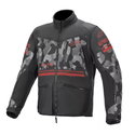Venture R Jacket Grey Camo Red Fluo