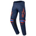 Racer Narin Youth Pants Night Navy Hot Orange