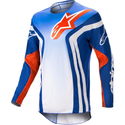 Racer Semi Jersey Blue Hot Orange