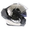 LS2 FF399 Valiant Single Chrome Flip Front Motorcycle Helmet Flip Front Open Right Side                                                                                                                                                                        
