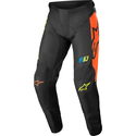 Racer Compass Youth Pants Black Yellow Flo Coral