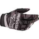 Radar Youth and Kids Gloves Black Grey