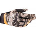 Radar Gloves Military Green Camo Tangerine