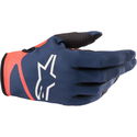 Radar Gloves Dark Blue Red Fluo