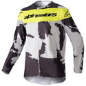 Racer Tactical Youth Jersey Cast Grey Camo Yellow Fluo