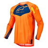 Alpinestars Alpinestars Racer Factory Youth Jersey Orange Dark Blue Warm Yellow - Thumbnail 1