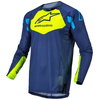 Alpinestars Alpinestars Racer Factory Youth Jersey Dark Blue Yellow Fluo Blue Neo - Thumbnail 1