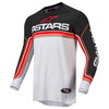 Alpinestars Alpinestars Fluid Speed Jersey Black Light Grey Bright Red - Thumbnail 1