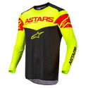 Fluid Tripple Jersey Black Yellow Fluo Red Fluo