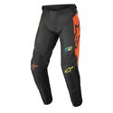 Racer Compass Pants Black Yellow Coral