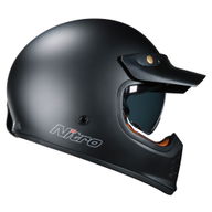 MX502 Moto Helmet Satin Black