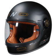 N535 Retro Helmet Satin Black