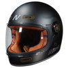 Nitro Nitro N535 Retro Helmet Satin Black - Thumbnail 1