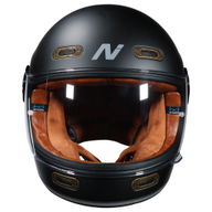 N535 Retro Helmet Satin Black