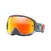 Oakley Oakley O-Frame 2.0 Pro MX TLD Collection Goggles Grey Stripes Yellow Lens - Thumbnail 1