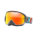 O-Frame 2.0 Pro MX TLD Collection Goggles Grey Stripes Yellow Lens