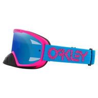 O-Frame 2.0 Heritage Goggles Pink Blue Crackle Black Ice Iridium Lens