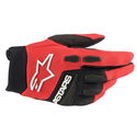 Full Bore Gloves Bright Red Black