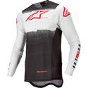 Supertech Foster Jersey White Black Red Fluo