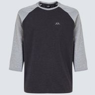 Relaxed Raglan 3/4 T-Shirt Grey