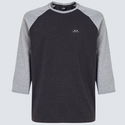 Relaxed Raglan 3/4 T-Shirt Grey