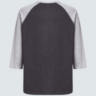 Relaxed Raglan 3/4 T-Shirt Grey