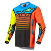 Alpinestars Alpinestars Racer Compass Kids Jersey Black Yellow Coral - Thumbnail 1