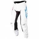 Racer Squad Pants White Red Turquoise
