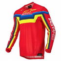 Techstar Quadro Jersey Bright Red Yellow Blue