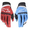 Alpinestars Alpinestars Radar Gloves Red Matt Blue Neon - Thumbnail 2