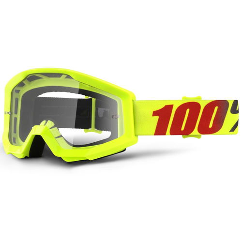 100% Strata Goggle Mercury Clear Lens