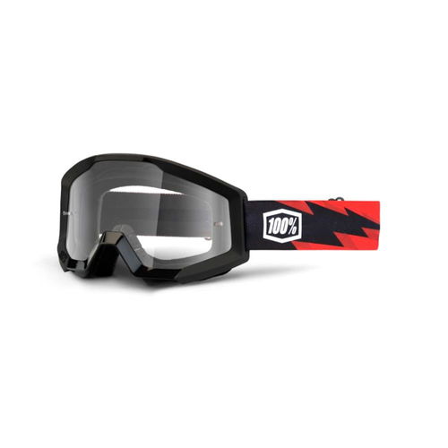 100% Strata Goggle Slash Clear Lens