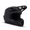 Fox Fox V3 Solid Helmet MX24 Matt Black - Thumbnail 1