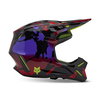 Fox Fox V3 Throttle Helmet MX24 Fluorescent Yellow - Thumbnail 2
