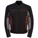Pace CE Waterproof Jacket Grey Black Red