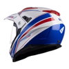 UFO UFO Aries Helmet White Red Blue - Thumbnail 5