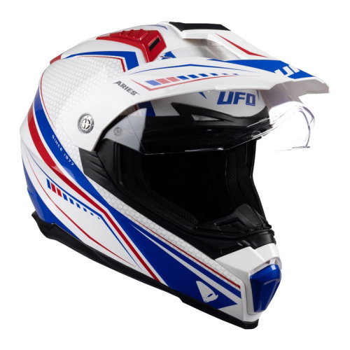 UFO UFO Aries Helmet White Red Blue
