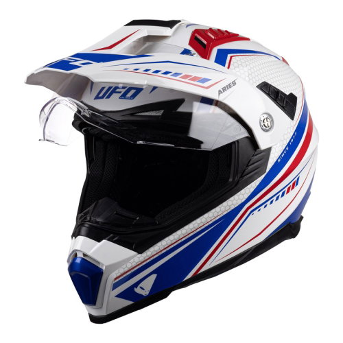 UFO UFO Aries Helmet White Red Blue