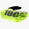 100% Brisker Gloves Fluo Yellow Size: Mens - S