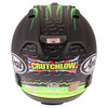 Arai RX7-V Crutchlow Yellow Full Face Motorcycle Helmet Back                                                                                                                                                                                                   