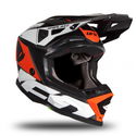 Echus Helmet Matt White Orange Black