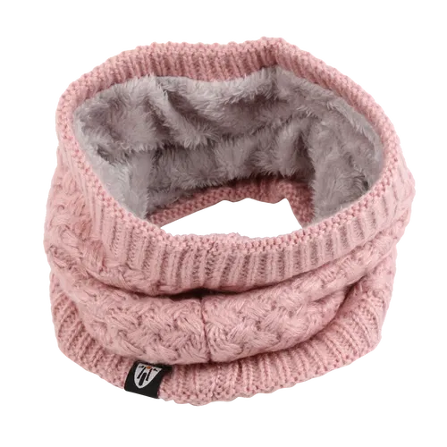 MotoGirl Neck Warmer Plush Pink