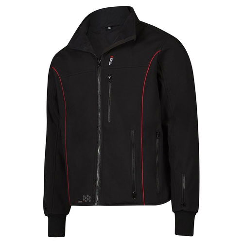 Keis J501RP Premium Heated Jacket Black Red Size: UK - 38