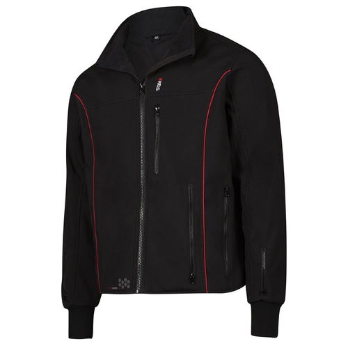 Keis J501RP Premium Heated Jacket Black Red Size: UK - 38