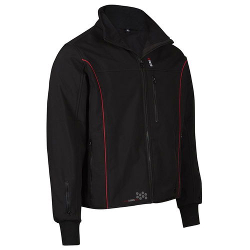 Keis J501RP Premium Heated Jacket Black Red Size: UK - 38