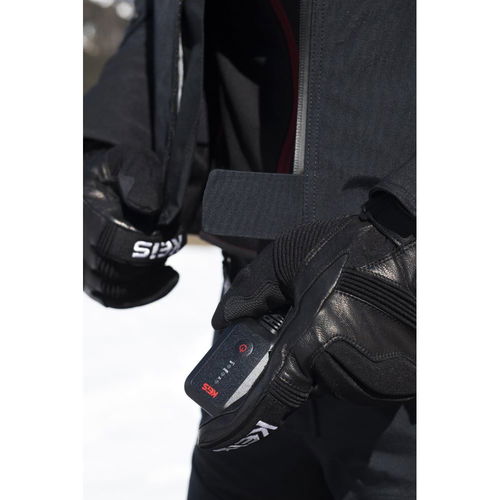 Keis J501RP Premium Heated Jacket Black Red Size: UK - 38