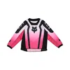 Fox Fox Kids 180 Lean Jersey MX25 Black Pink - Thumbnail 1