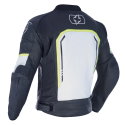 Strada Mens Sports Jacket Black White Fluo