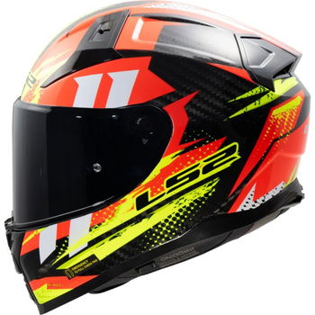 LS2 FF811 Vector II Helmet Tantic Red H-V Yellow
