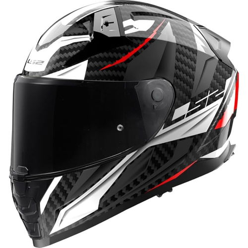 LS2 FF811 Vector II Helmet Savage White Red Grey